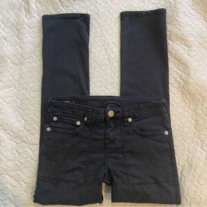True Religion Black Jeans Girl’s Size 16 Geno Relaxed Slim Fair Condition Stains
